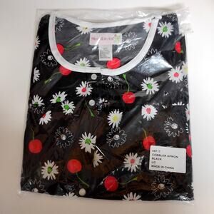 New Cobbler Apron 🍒 | Cherries & Daisies | Size L | Sealed Packaging